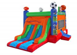 dual sports wet or dry nowm 3 1670116813 DUAL LANE SPORTS WET OR DRY BOUNCE HOUSE & SLIDE COMBO