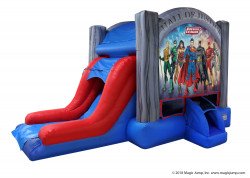 justice league ez combo wet or dry nowm 3 1670117379 JUSTICE LEAGUE WET OR DRY BOUNCE HOUSE COMBO