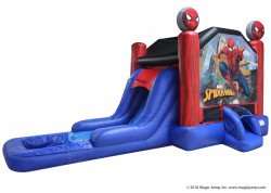 spider man ez combo wet or dry nowm 1 1670118106 SPIDER-MAN WET OR DRY BOUNCE HOUSE & SLIDE COMBO